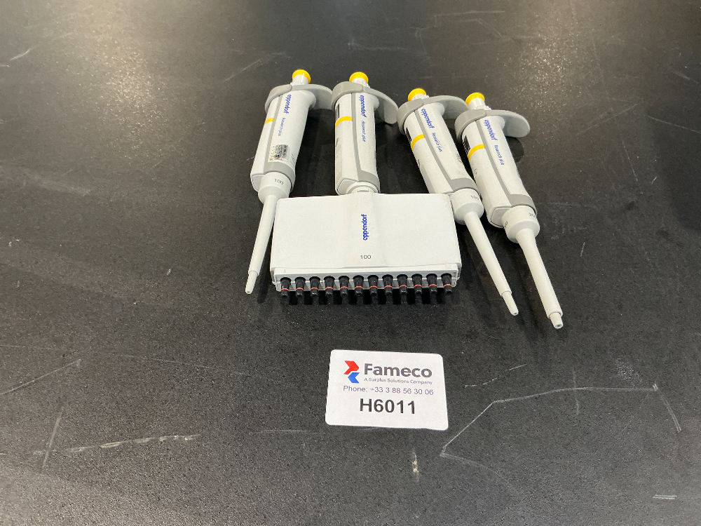 Image of Eppendorf Research Plus Pipettes x4